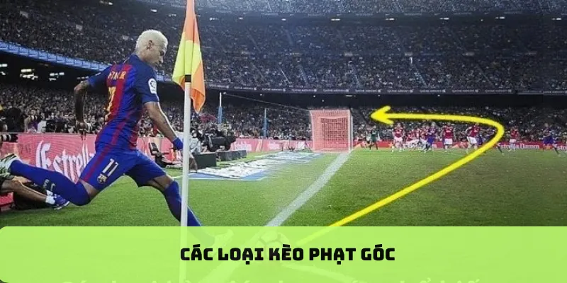Các loại kèo phạt góc